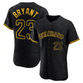 Colorado Rockies #23 Kris Bryant Player Black Tomch Snake Skin City Limited Elite Home Stitched Jerseys
