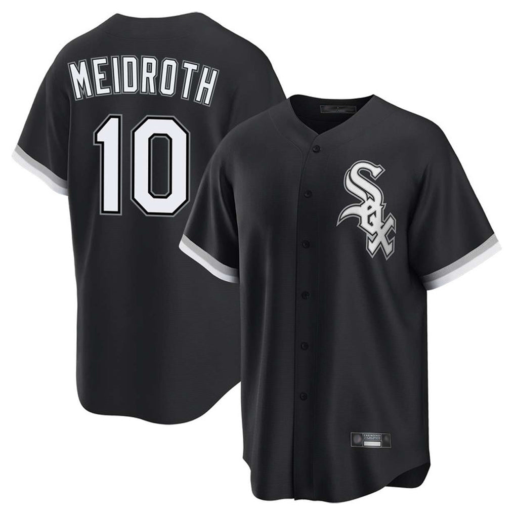 Chicago White Sox #10 Chase Meidroth Player Black Tomch Home Game Stitched Jerseys
