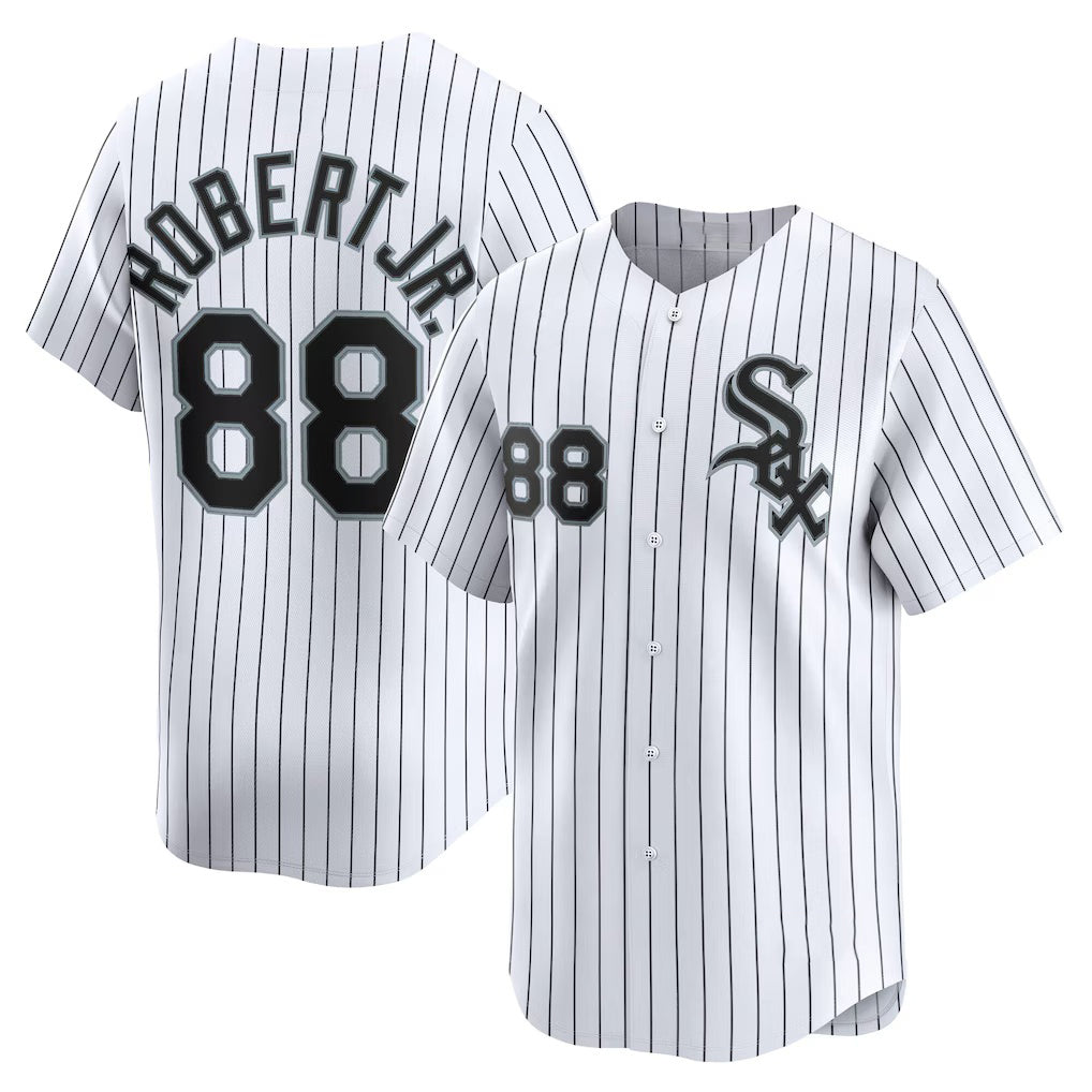 Chicago White Sox #88 Luis Robert Jr. White Tomch Home Limited Player Jersey