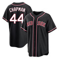 Boston Red Sox #44 Aroldis Chapman Player Black Tomch Out Home Game Stitched Jerseys