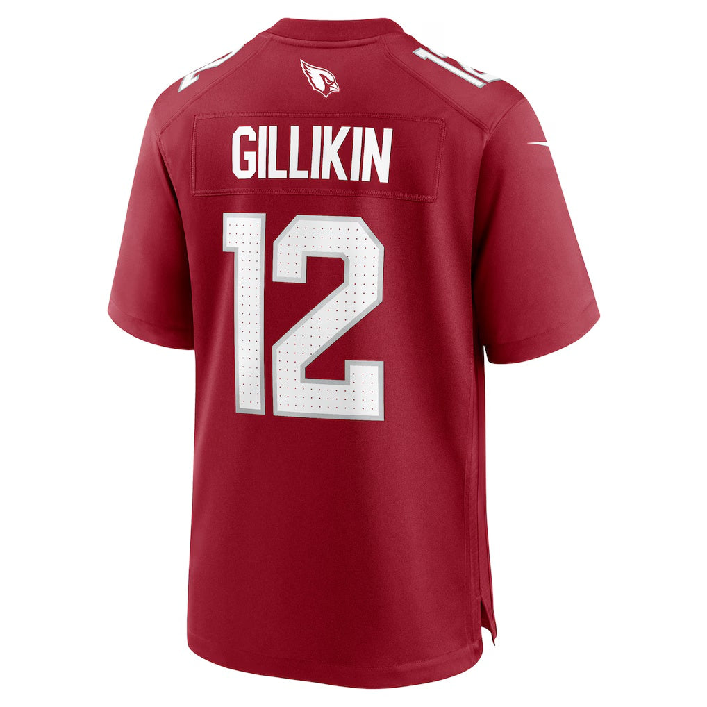 A.Cardinals #12 Blake Gillikin Cardinal Tomch Team Game Jersey