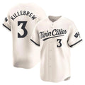 Minnesota Twins #3 Harmon Killebrew Player Cream TomchHome Limited Stitched Jerseys