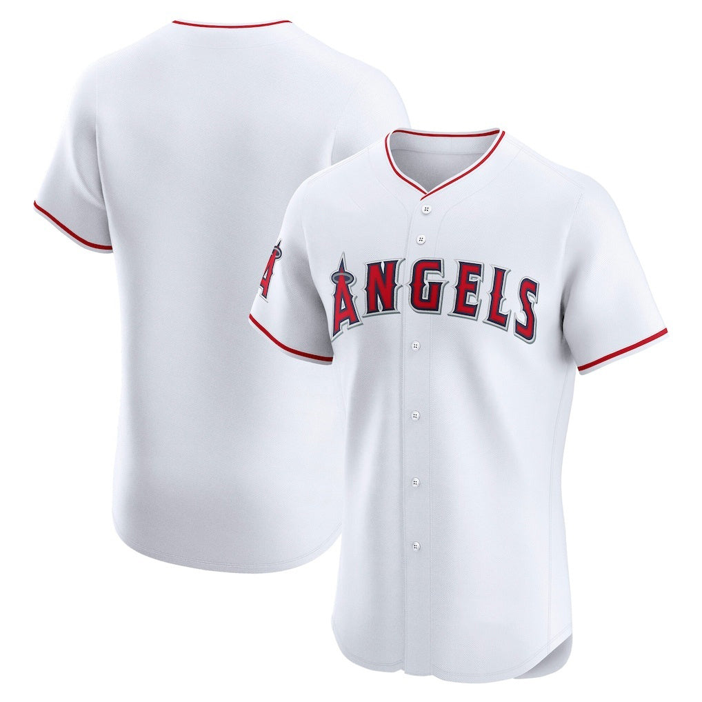 Los Angeles Angels White Tomch Home Elite Jersey