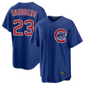 Chicago Cubs #23 Ryne Sandberg Player Royal Tomch Home Game Stitched Jerseys