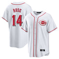 Cincinnati Reds #14 Pete Rose Player White Tomch Game Home Stitched Jerseys