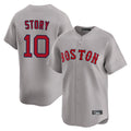 Boston Red Sox #10 Trevor Story Player Gray Tomch Road Limited Home Game Stitched Jerseys1