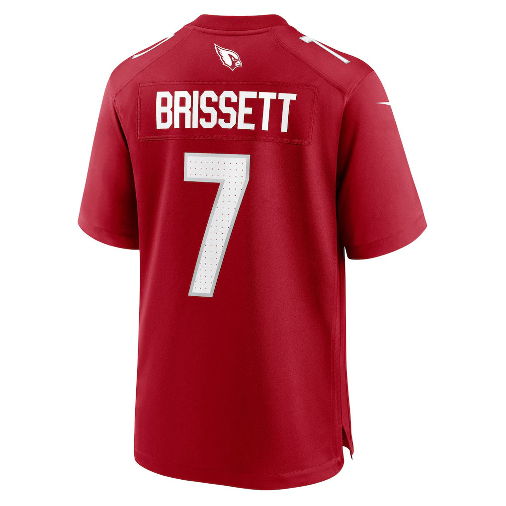 A.Cardinals #7 Jacoby Brissett Cardinal Tomch Team Game Jersey