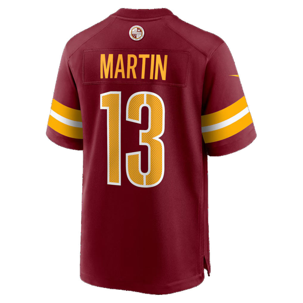 W.Commanders #13 Tay Martin Burgundy Tomch Team Game Jersey