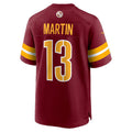 W.Commanders #13 Tay Martin Burgundy Tomch Team Game Jersey