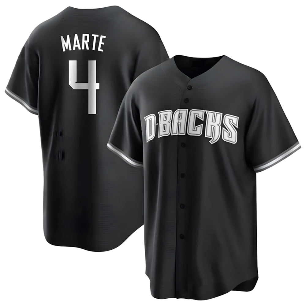 Arizona Diamondbacks #4 Ketel Marte Player Player Black Tomch Game Home Stitched Jerseys