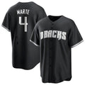 Arizona Diamondbacks #4 Ketel Marte Player Player Black Tomch Game Home Stitched Jerseys