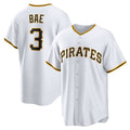 Pittsburgh Pirates #3 Ji-Hwan Bae White Tomch Replica Player Jersey