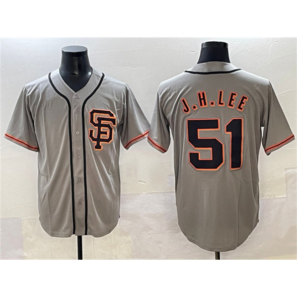 San Francisco Giants #51 Jung Hoo Lee Gray Tomch Cool Base Stitched Jersey