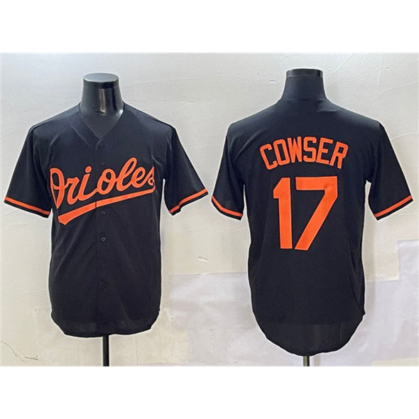 Baltimore Orioles #17 Colton Cowser Black Thaam Cool Base Stitched Jersey