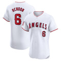 Los Angeles Angels #6 Anthony Rendon White Thaam Home Elite Player Jersey