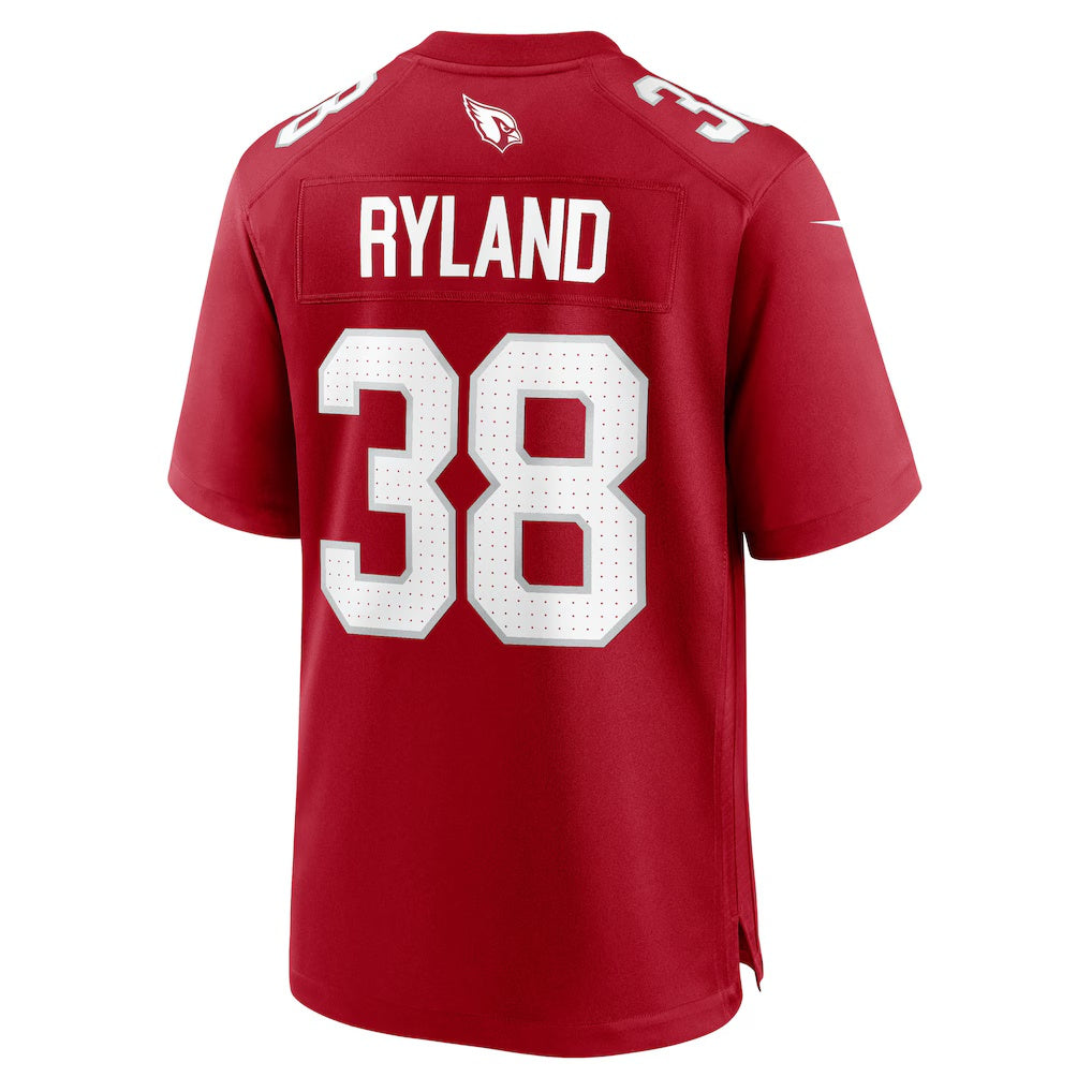 A.Cardinals #38 Chad Ryland Cardinal Tomch Team Game Jersey