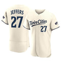 Minnesota Twins #27 Ryan Jeffers Player Cream TomchHome Limited Elite Stitched Jerseys