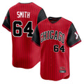 Chicago White Sox #64 Shane Smith Player Red Tomch City Connect Limited Home Stitched Jerseys