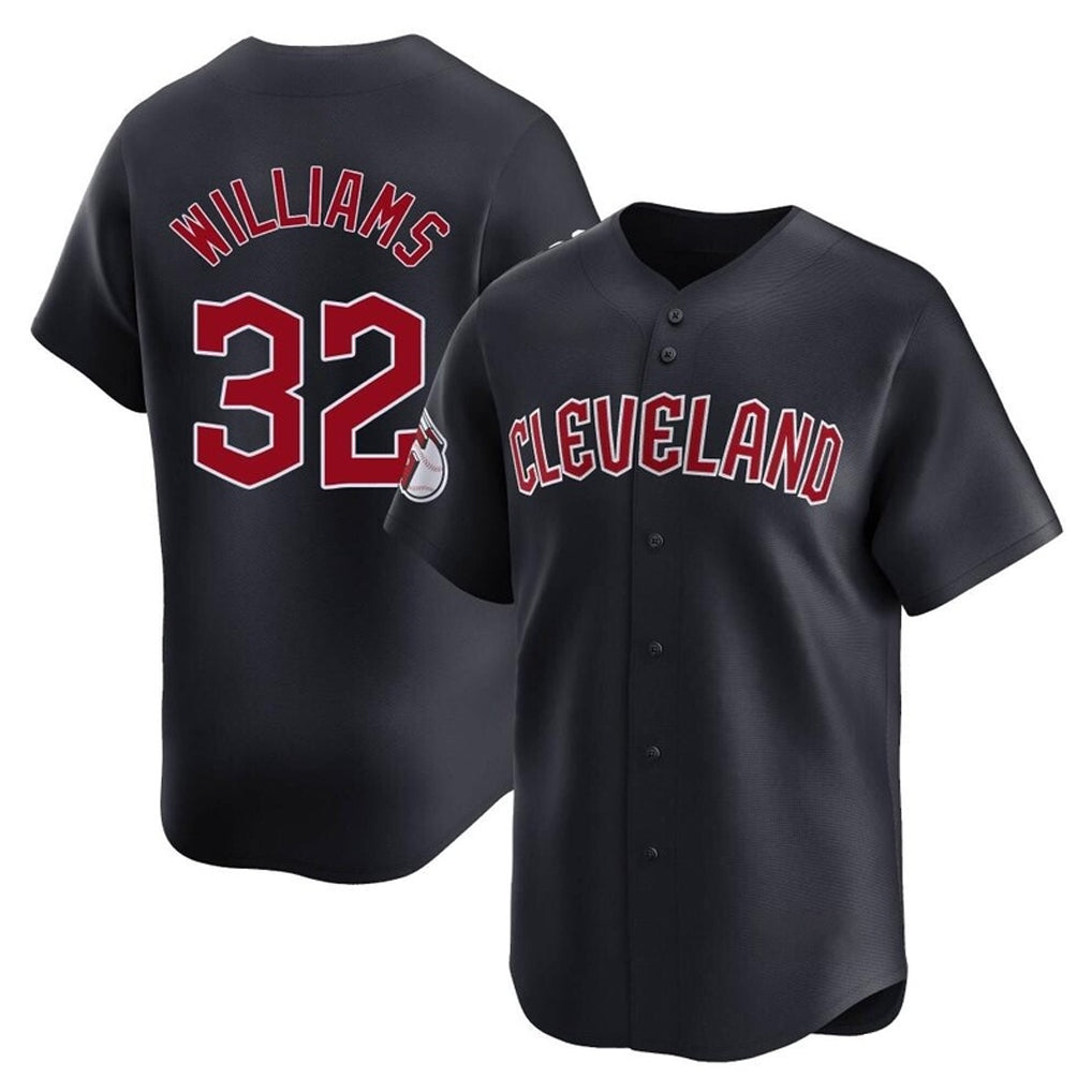Cleveland Guardians #32 Gavin Williams Player Navy Tomch Limited Home Game Stitched Jerseys