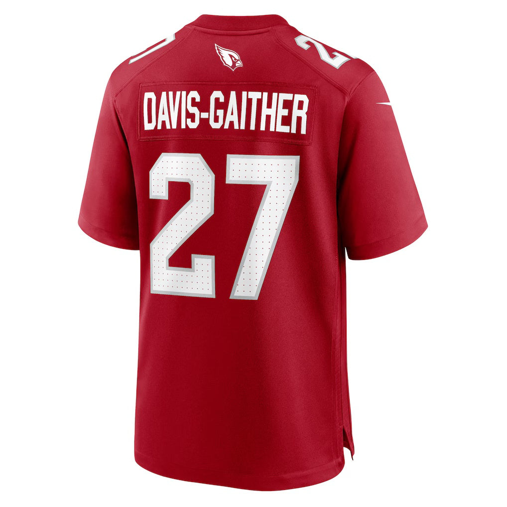 A.Cardinals #27 Akeem Davis-Gaither Cardinal Tomch Team Game Jersey