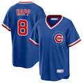 Chicago Cubs #8 Ian Happ Player Royal Tomch T-shirt Cooperstown Collection Limited Stitched Jerseys