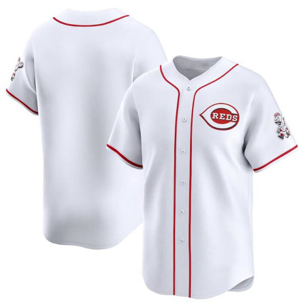 Cincinnati Reds Blank White Tomch Home Limited Stitched Jersey