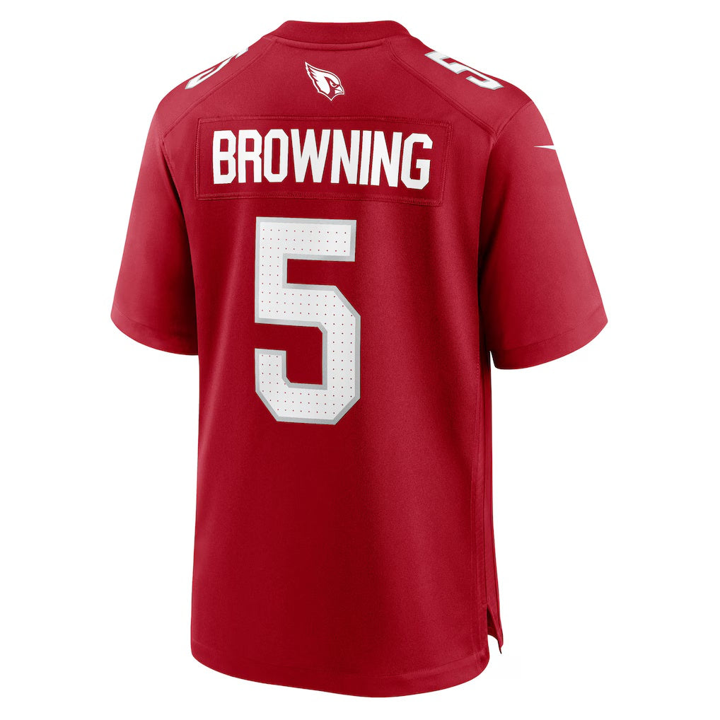 A.Cardinals #5 Baron Browning Cardinal Tomch Team Game Jersey
