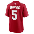 A.Cardinals #5 Baron Browning Cardinal Tomch Team Game Jersey