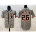San Francisco Giants #26 Matt Chapman Gray Tomch Cool Base Stitched Jersey