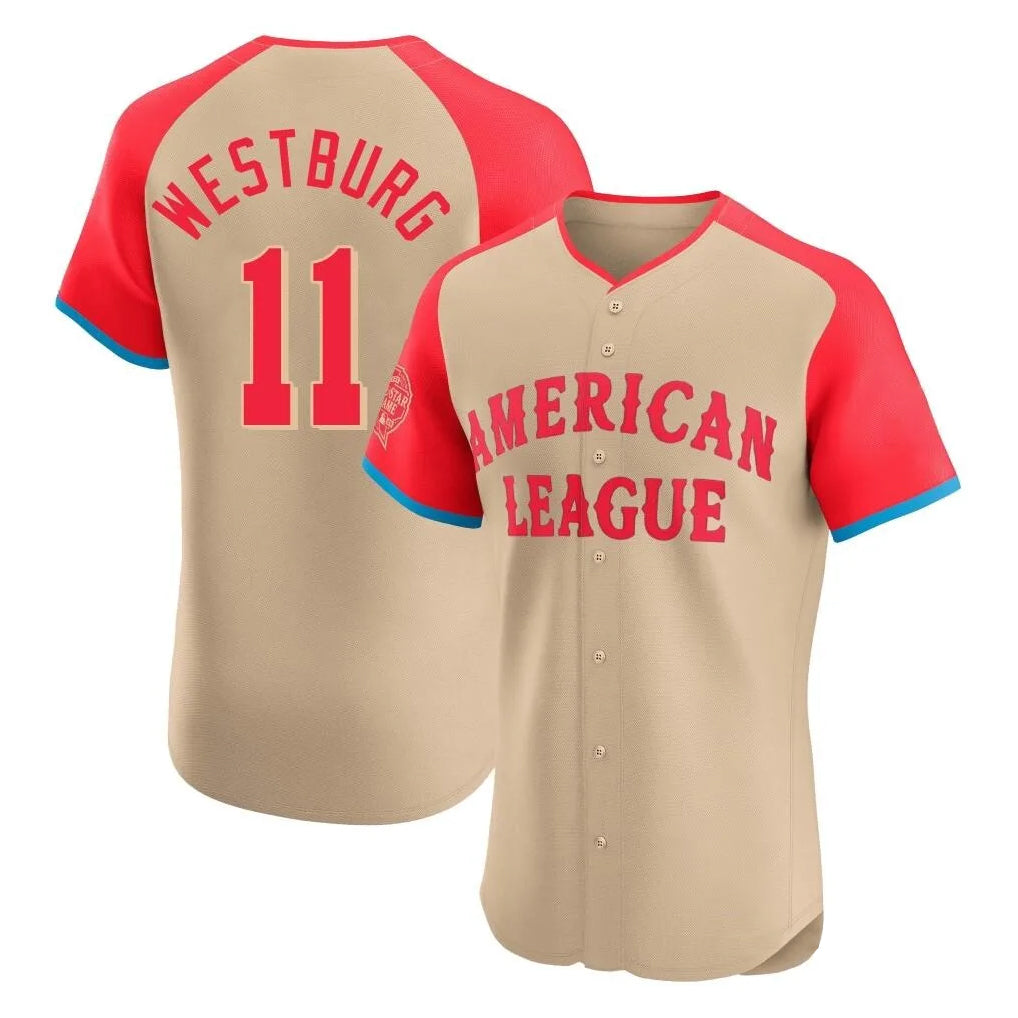 Baltimore Orioles #11 Jordan Westburg Player Cream Tomch American League All-Star Limited Elite Home Game Stitched Jerseys