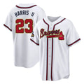 Atlanta Braves #23 Michael Harris II Player White Gold Tomch Home Game Stitched Jerseys