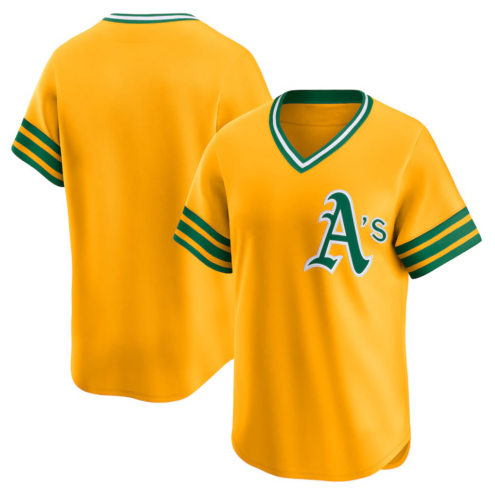 Oakland Athletics Gold Tomch Cooperstown Collection Limited Jersey