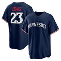 Minnesota Twins #23 Royce Lewis Navy Tomch Alternate 2 Replica Jersey