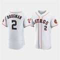 Houston Astros #2 Jose Altuve White Tomch 60th Anniversary Flex Base Stitched Jersey