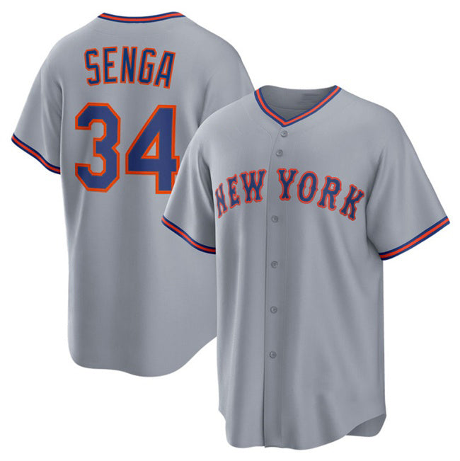 New York Mets #34 Kodai Senga Gray Tomch 2025 Limited Stitched Jersey