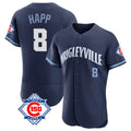 Chicago Cubs #8 Ian Happ Player Navy Tomch City Connect 150th Anniversary Limited Elite Home Stitched Jerseys