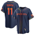 Houston Astros #11 Cam Smith Player Navy Tomch City Connect Home Game Stitched Jerseys