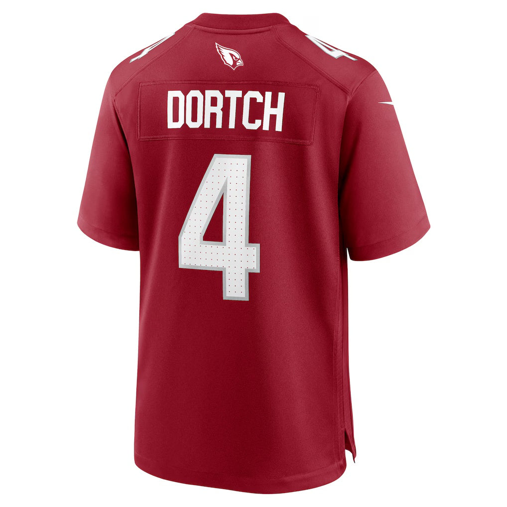 A.Cardinals #4 Greg Dortch Cardinal Tomch Team Game Jersey