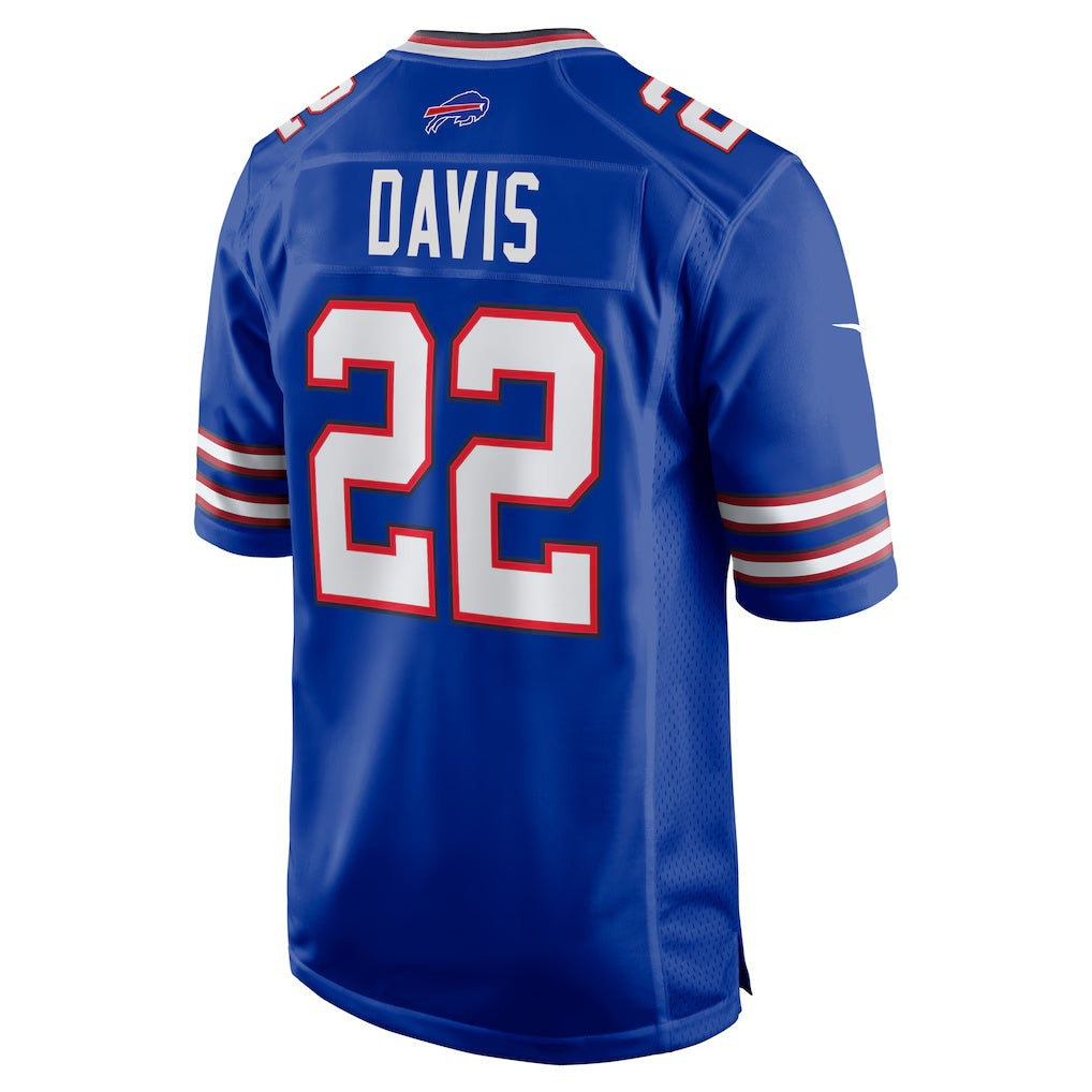 B.Bills #22 Ray Davis Royal Tomch Game Jersey