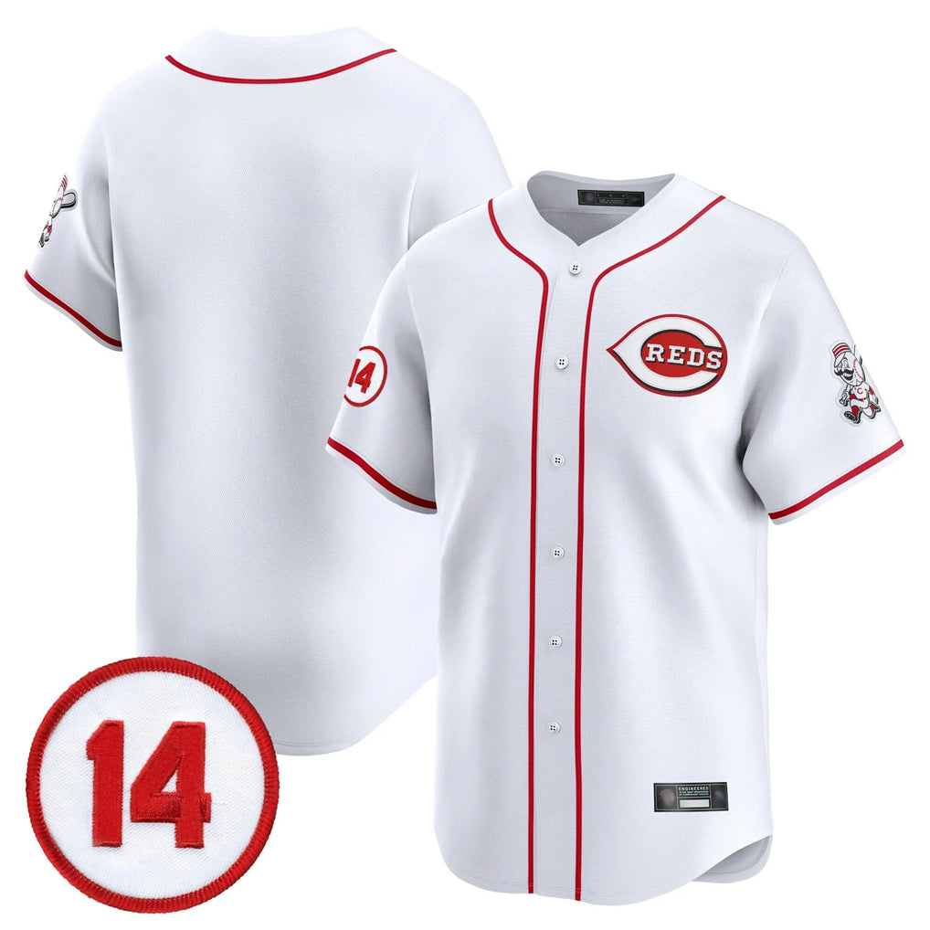 Cincinnati Reds Blank Player White Tomch Vapor Premier Limited Home Stitched Jerseys