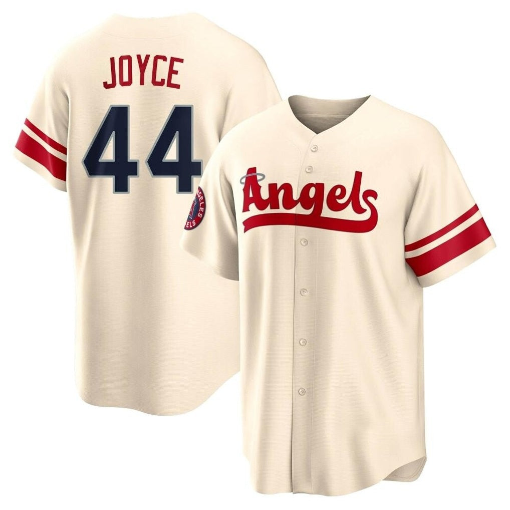 Los Angeles Angels #44 Ben Joyce Player Cream Tomch City Connect Home Stitched Jerseys