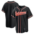 Baltimore Orioles Black Tomch Out Fashion Home Game Blank Player Stitched Jerseys