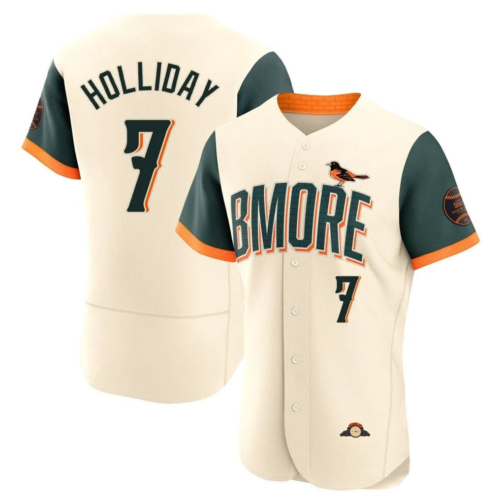 Baltimore Orioles #7 Jackson Holliday Player Cream Tomch 2026 City Connect Limited Elite Home Game Stitched Jerseys
