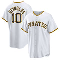 Pittsburgh Pirates #10 Bryan Reynolds White Tomch Replica Player Jersey