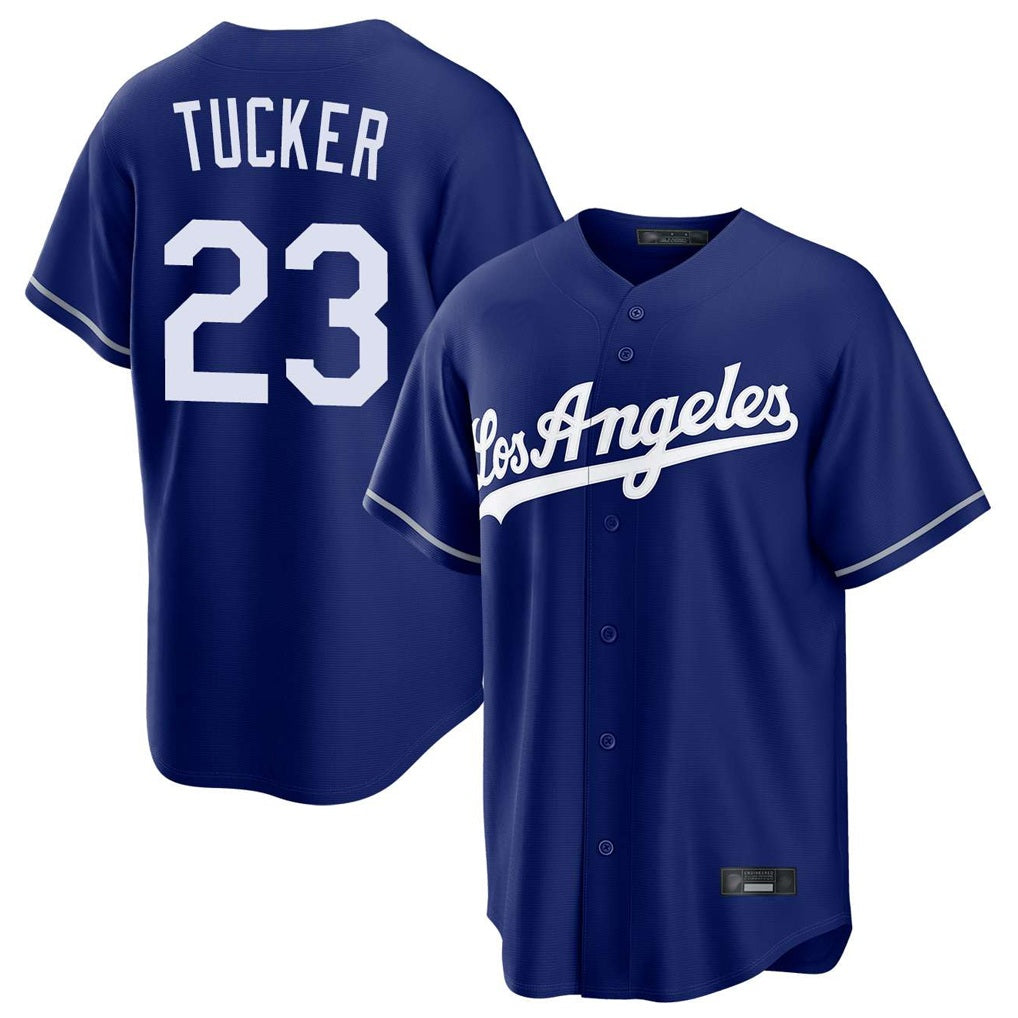 Los Angeles Dodgers #23 Kyle Tucker Player Royal Tomch Game Stitched Jerseys