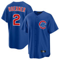 Chicago Cubs #2 Nico Hoerner Player Royal Tomch Home Game Stitched Jerseys