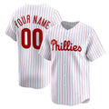 Custom Philadelphia Phillies White Tomch HHome Limited Jersey