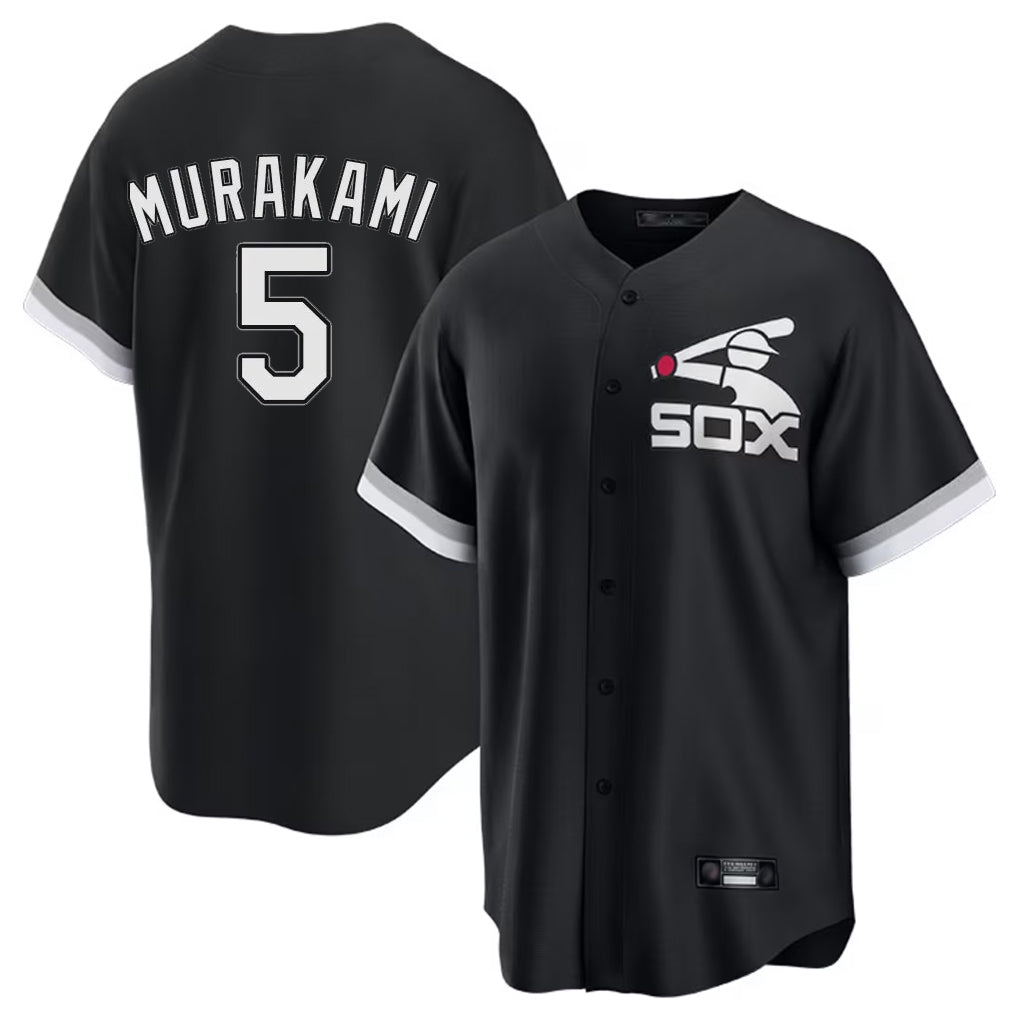 Chicago White Sox #5 Munetaka Murakami Player Black Tomch Spring Training Game Stitched Jerseys