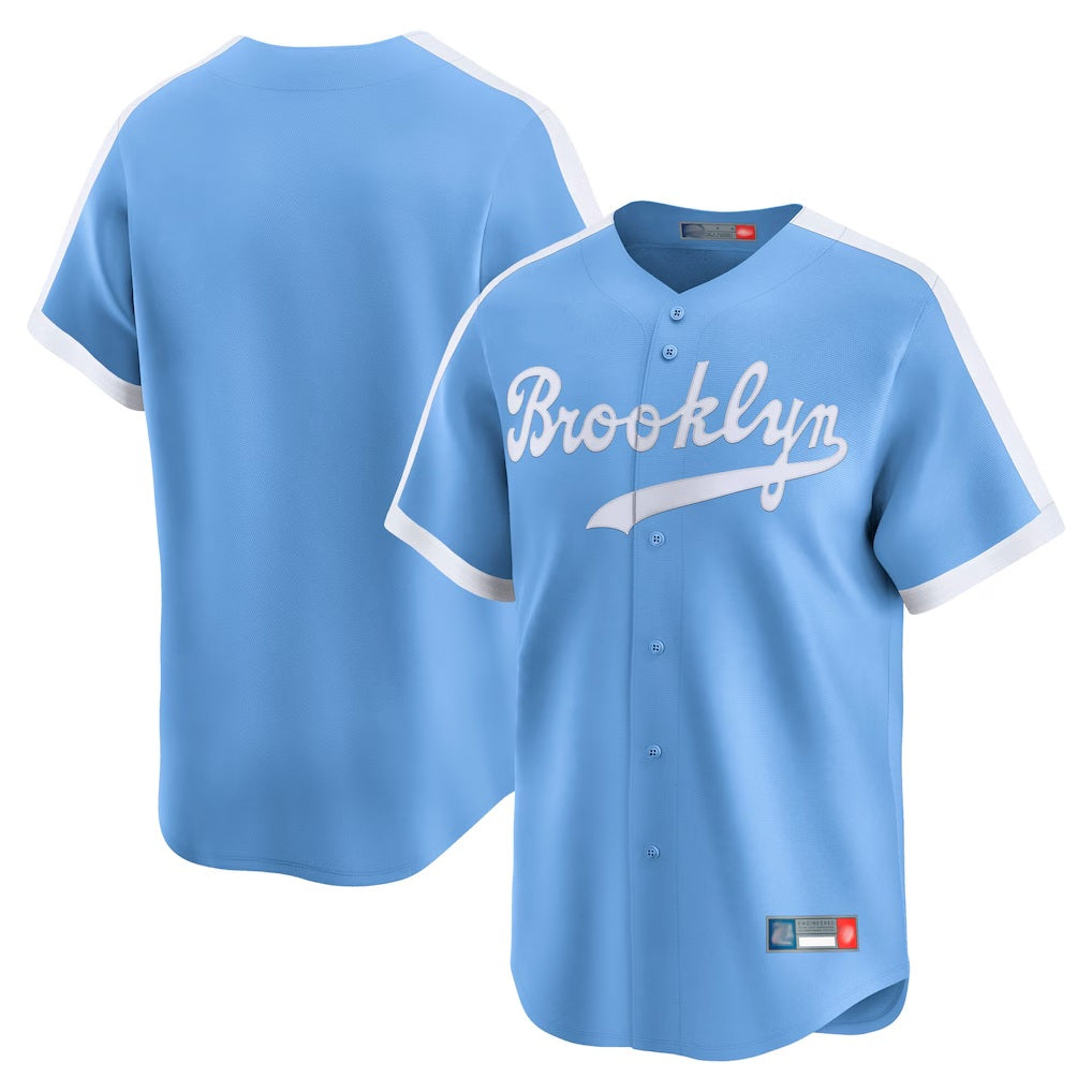 Los Angeles Dodgers Blank Player Light Blue Tomch Cooperstown Collection Limited Stitched Jerseys