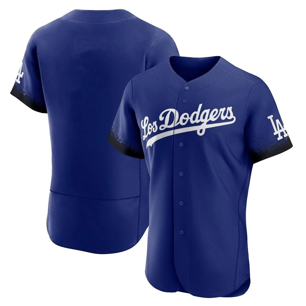 Los Angeles Dodgers Blank Player Royal Tomch City Connect Elite Home Stitched Jerseys